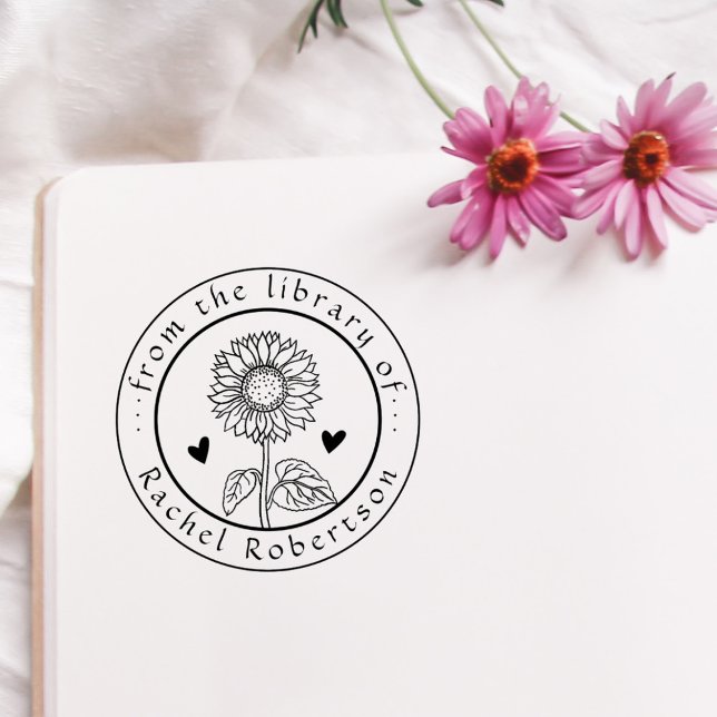 Rustikal aus der Bibliothek des Custom Sunflower B Gummistempel (Von Creator hochgeladen)