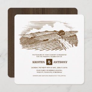 rustikal Betrieb Einladungen zur Hochzeit von