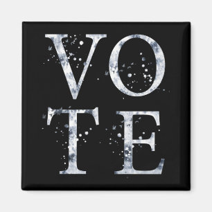 Rustikal Blue Vote Magnet