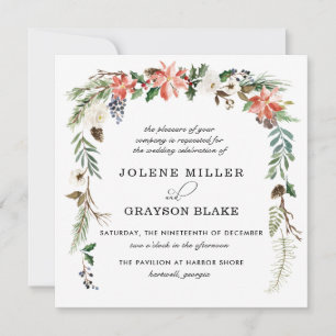 Rustikal   Botanische Winterhochzeit