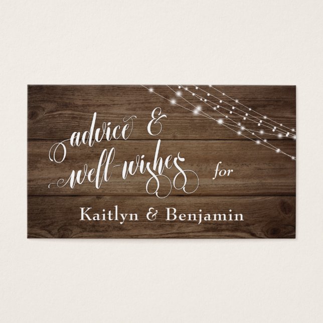 Rustikal-braunes Holz & Leuchten, Ratschläge und g (Vorderseite)