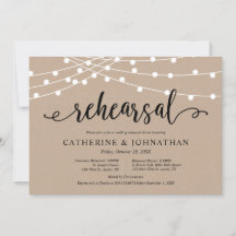 Rustikal Brown Kraft, Hochzeit und Abendessen I