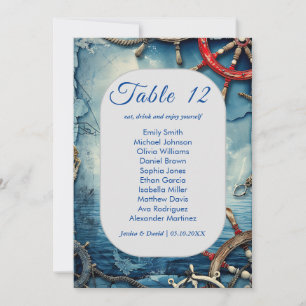 Rustikal Chic Nautical Wedding Card Einladung