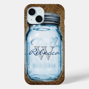 rustikal-chic Western Burlap personalisierbare Mau Case-Mate iPhone Hülle
