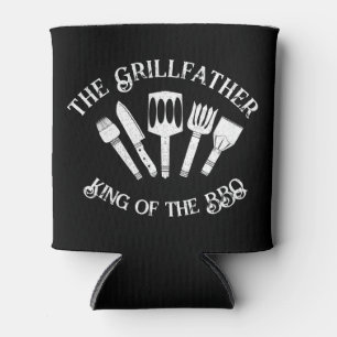 Rustikal "Der Grillvater: Funny GRILLEN Gift Dosenkühler