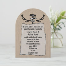 Rustikal die Jagd ist über Hochzeit auf Kraft geze