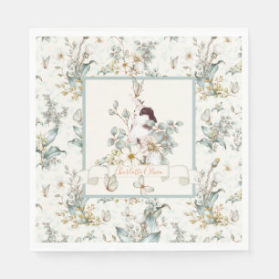 Rustikal, etwas sonnig ist ein floraler Girl-Cotat Serviette