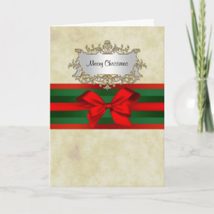 Rustikal gestört 2, Red & Green Ribbon Weihnachten