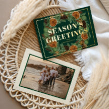 Rustikal getrocknetes Orangenkiefer Foto Holiday G