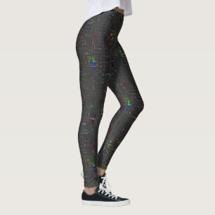 Rustikal gezeichnet in der Nacht in Dunkelheit bis Leggings
