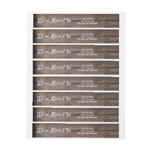 Rustikal haben wir das Rutsch um das Label verscho