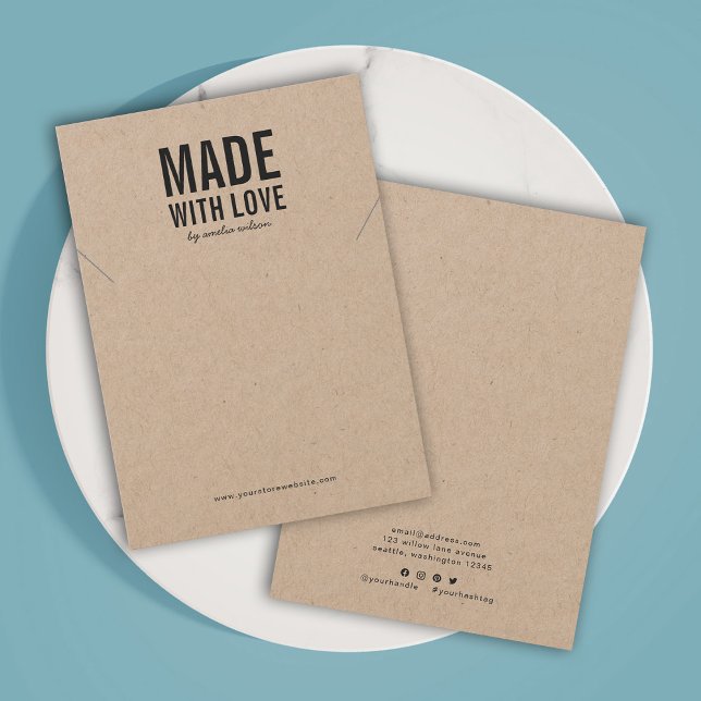 Rustikal hergestellt mit Liebe Kraft Netzklace Dis (Von Creator hochgeladen)