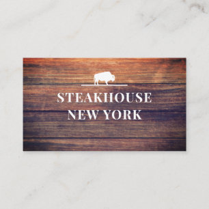 Rustikal/Holz Professionelle Visitenkarte