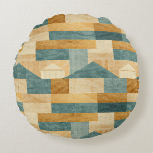 Rustikal/Hütte/Lodge/Berg Rundes Kissen