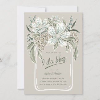 Rustikal Ich mache GRILLEN Paare Polterabend Einla Einladung