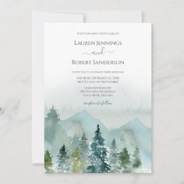 Rustikal in einer Hochzeit in Urlaubsort Einladung