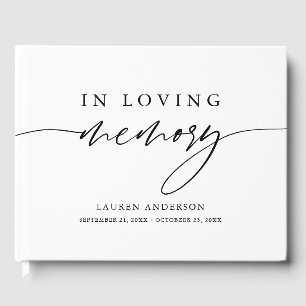 Rustikal in Love Memory Funeral Memorial GuestBook Gästebuch