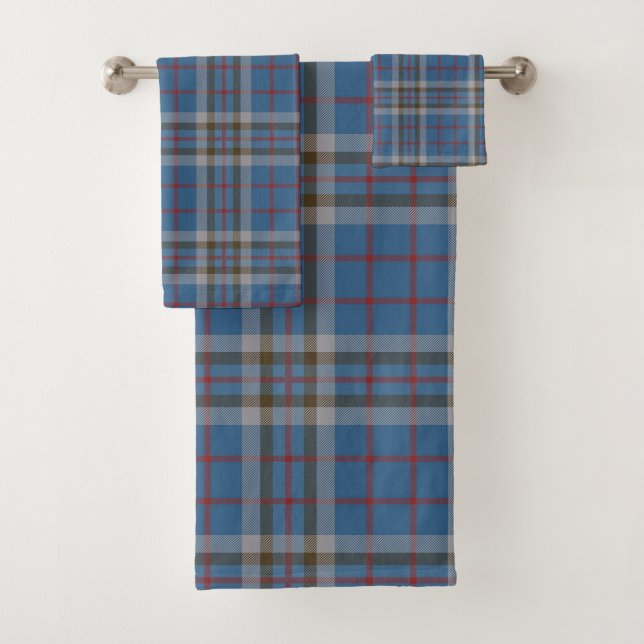 Rustikal Kariert Thompson Tartan Badhandtuch Set (Insitu)