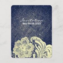 Rustikal marineblaue Hochzeit