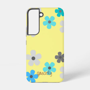 Rustikal, modern und blumenreich samsung galaxy hülle