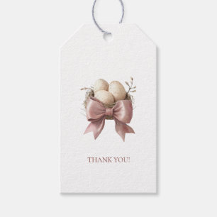 Rustikal Pink Watercolor Nest Baby Dusche Vielen D Geschenkanhänger