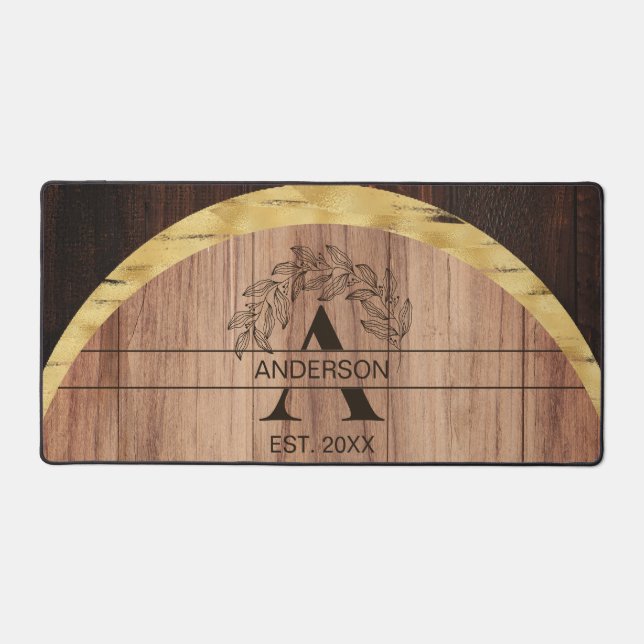 rustikal schreibtischunterlage (Vorderseite)