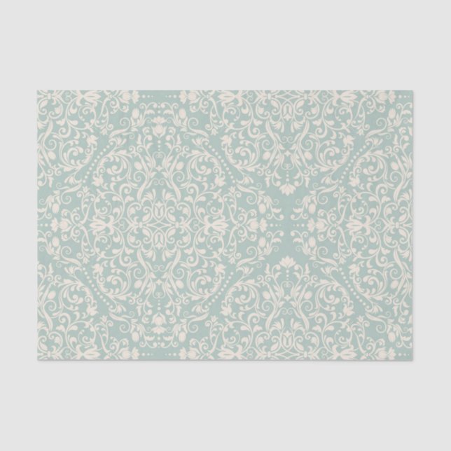 rustikal, tadellos, Vintag, Damaste, Shabby Chic, Seidenpapier (Vorderseite)