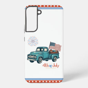 Rustikal/Vintag 4. Juli Samsung Galaxy Hülle