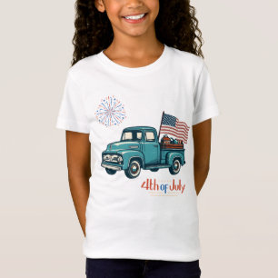 Rustikal/Vintag 4. Juli T-Shirt