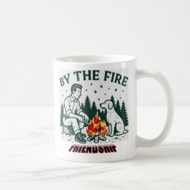 Rustikal von der Freundschaft des Campfire Kaffeetasse