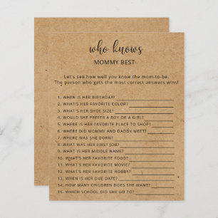 Rustikal - Wer kennt das beste Spiel der Mami