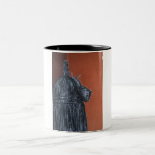 Rustikal zeichnend Tasse