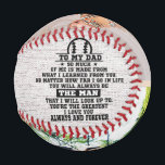 Rustikal zu meinem Vater Custom 2 FotoCollage Baseball<br><div class="desc">ZU MEINEM VATER WIRD SO VIEL VON MIR AUS DEM GEFÜHRT,  WAS ICH VON IHNEN LERNT HABE. Egal,  wie weit ICH IM LEBEN GEHE,  DU WIRST IMMER DER MANN SEIN,  DEM ICH GERADE ZUSEHEN WERDE. SIE SIND DIE BESTSTEN,  ICH LIEBE IHNEN JEDERZEIT.</div>