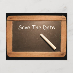 Rustikale 50. Geburtstag Save the Date Custom Post Ankündigungspostkarte