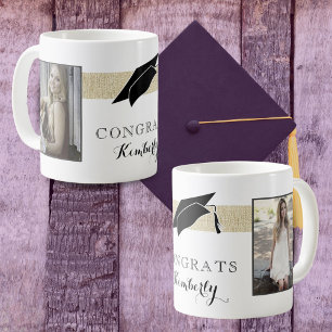 Rustikale Abschlussgratulation Abschluss 2 Foto Kaffeetasse