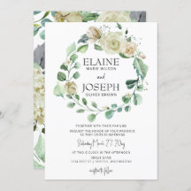 Rustikale Airy Botanical Neutral Floral Wedding