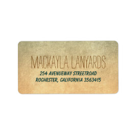 Rustikale Alte Hochzeit Adressaufkleber