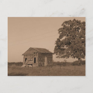 Rustikale alte Scheune Postkarte