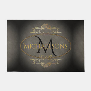 Rustikale alte Welt Elegance Name Ursprünglich Fußmatte