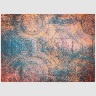 Rustikale Alte Welt in Sangria Dekoupage Seidenpapier