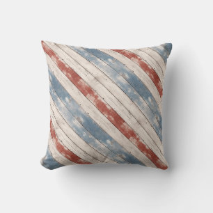 Rustikale Americana-Holzbretter Kissen