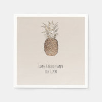 Rustikale Ananas-Tropenhawaiianische Hochzeit