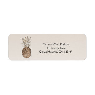 Rustikale Ananas Tropische Hawaiische Hochzeit