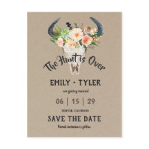 Rustikale Antelope Hunt ist Save the Date vorbei