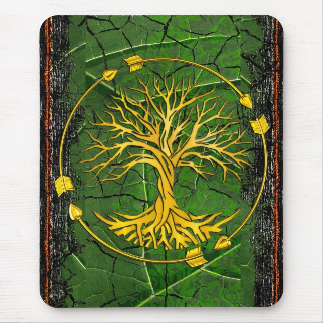 Rustikale Antike Renaissance Kuppel 2 Mousepad (Vorne)
