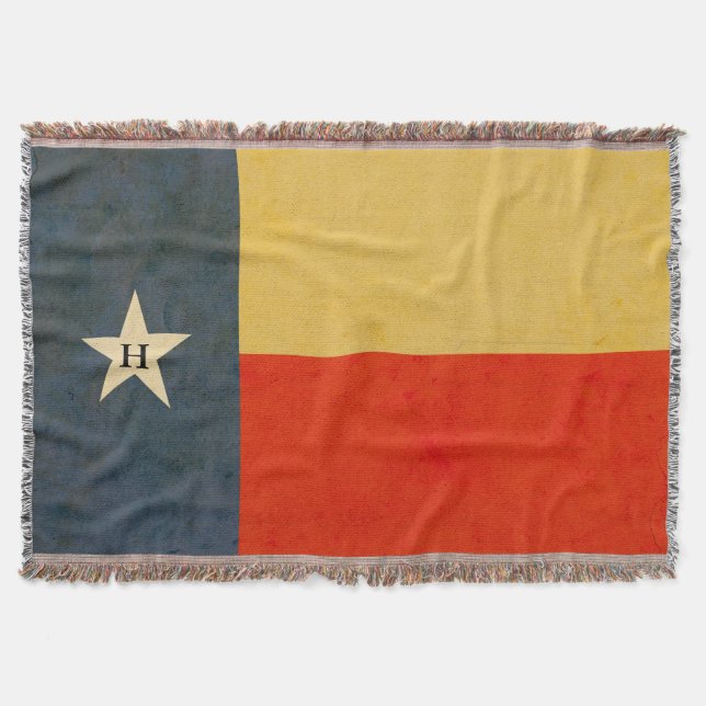 Rustikale antike Texas Flag erste Decke (Vorderseite)