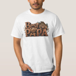 *~* Rustikale AP86 BEST JE PAPA Vatertag T-Shirt