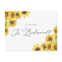 Rustikale Aquarellblumen sind meine Jr. Bridesmaid