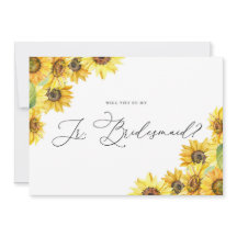 Rustikale Aquarellblumen sind meine Jr-Bridmaid