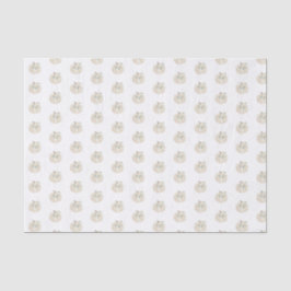 Rustikale Aquarellenkürbis Seidenpapier